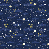 Light Color Outer Space Mural Decal Stain-Proof Contemporary Interior Room Wall Decor Clearhalo 'Wall Decor' 'Wall Mural' 1864589