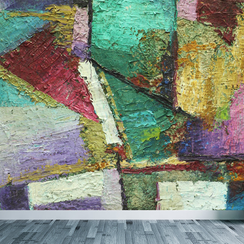 Non-Woven Decorative Wall Mural Classic Abstract Pattern Wall Covering, Custom Printed Clearhalo 'Wall Decor' 'Wall Mural' 1864682