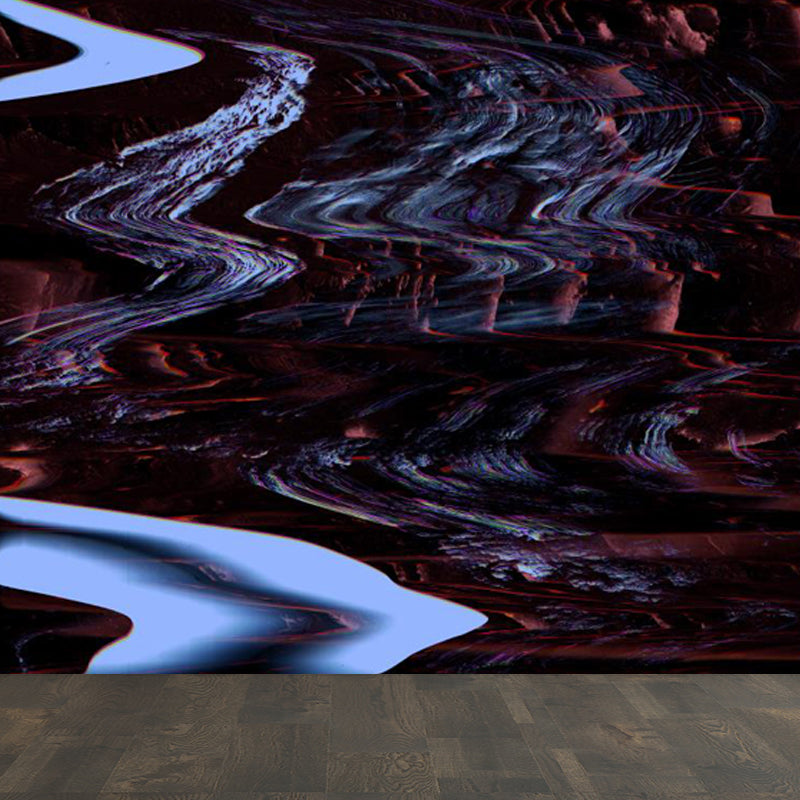 Big Abstract Pattern Mural Wallpaper Decorative Contemporary Dining Room Wall Art Clearhalo 'Wall Decor' 'Wall Mural' 1864697