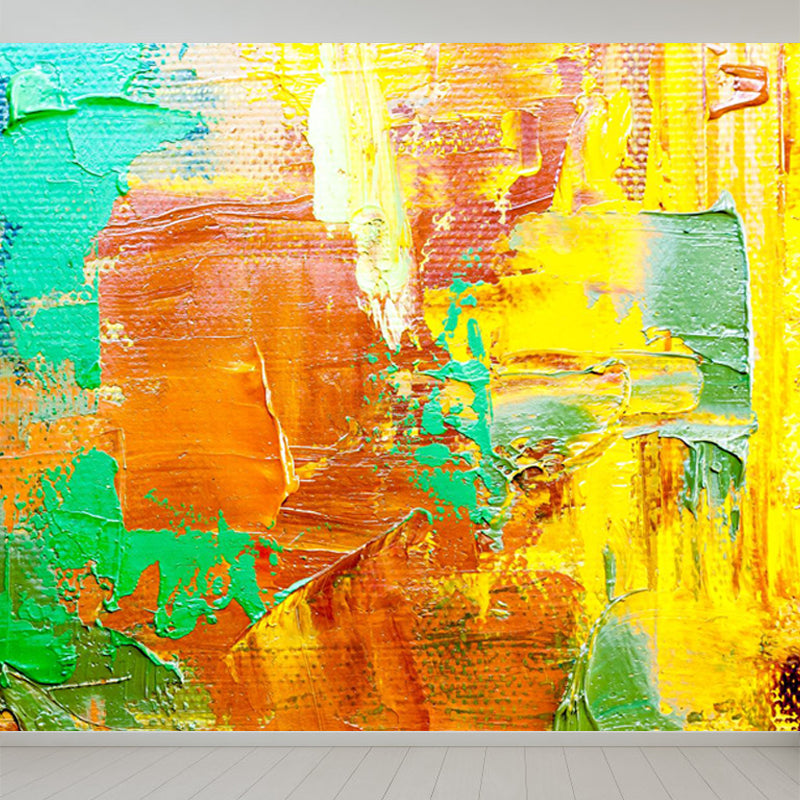 Classic Oiling Painting Wall Mural Pastel Color Decorative Wall Art for Living Room Clearhalo 'Wall Decor' 'Wall Mural' 1864732