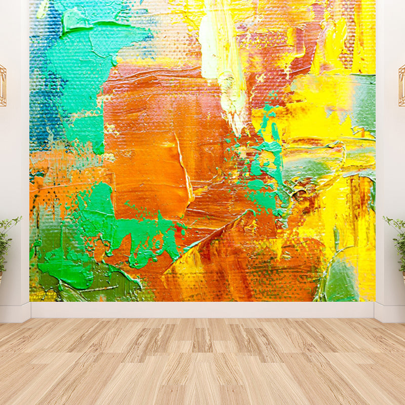 Classic Oiling Painting Wall Mural Pastel Color Decorative Wall Art for Living Room Clearhalo 'Wall Decor' 'Wall Mural' 1864733