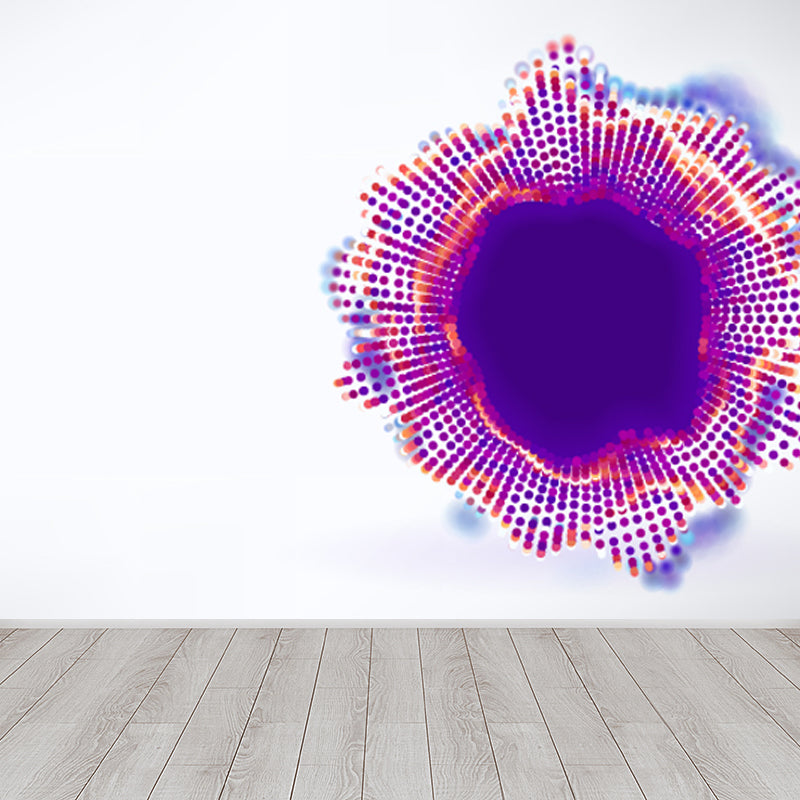 Moisture Resistant Abstract Mural Decal Modern Non-Woven Material Wall Covering, Custom Print Clearhalo 'Wall Decor' 'Wall Mural' 1864912