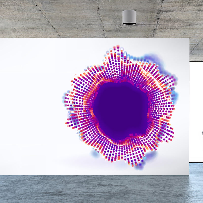 Moisture Resistant Abstract Mural Decal Modern Non-Woven Material Wall Covering, Custom Print Clearhalo 'Wall Decor' 'Wall Mural' 1864913