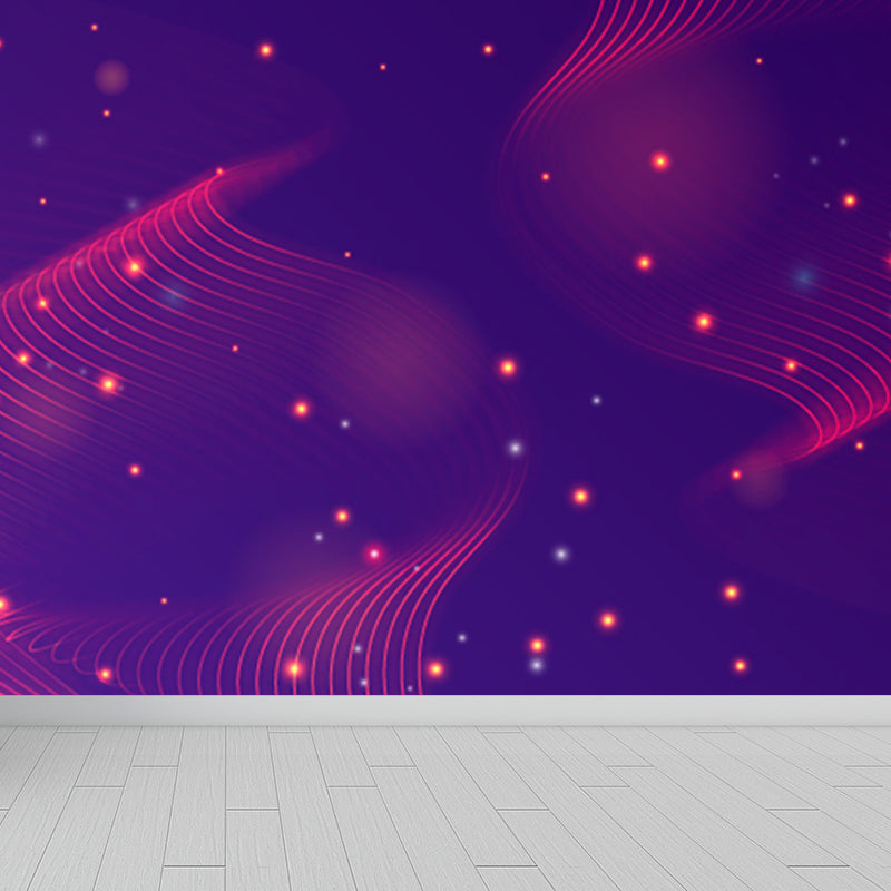 Moisture Resistant Abstract Mural Decal Modern Non-Woven Material Wall Covering, Custom Print Clearhalo 'Wall Decor' 'Wall Mural' 1864922