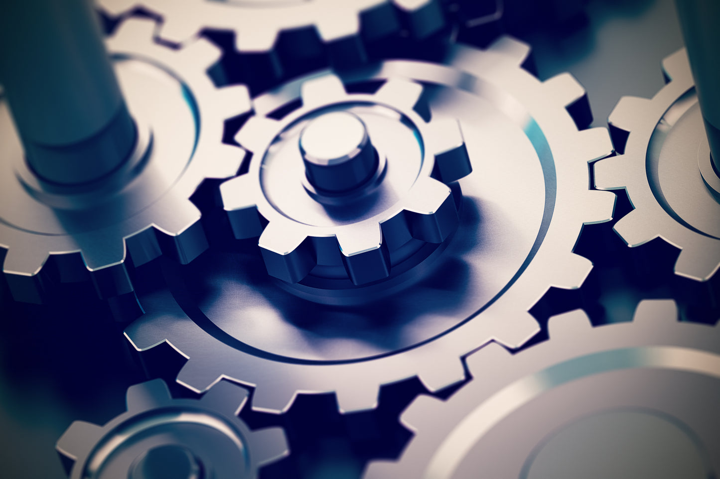 Metal Gear Mural Wallpaper Dark Color Contemporary Wall Covering for Boys Bedroom Grey Clearhalo 'Wall Decor' 'Wall Mural' 1864966