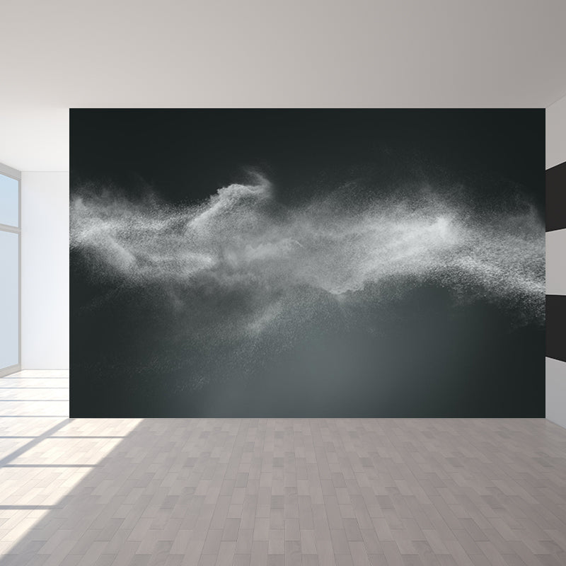 Multicolored Powder Wallpaper Mural Abstract Modern Waterproof Wall Covering for Home Grey Clearhalo 'Wall Decor' 'Wall Mural' 1865082