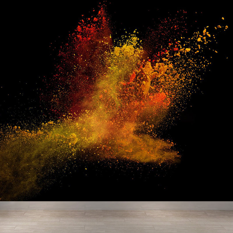 Multicolored Powder Wallpaper Mural Abstract Modern Waterproof Wall Covering for Home Clearhalo 'Wall Decor' 'Wall Mural' 1865088