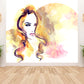 Stain Resistant Girl Pattern Mural Decal Non-Woven Fashion Wall Decor for Sitting Room Clearhalo 'Wall Decor' 'Wall Mural' 1865134