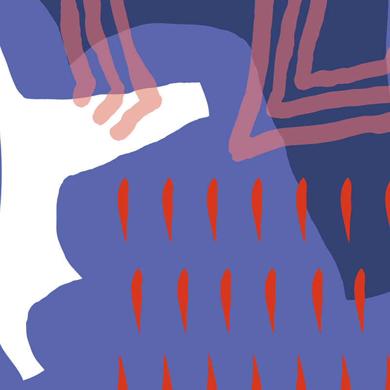 Bright Abstract Mural Wallpaper Contemporary Style Non-Woven Material Wall Covering Clearhalo 'Wall Decor' 'Wall Mural' 1865190