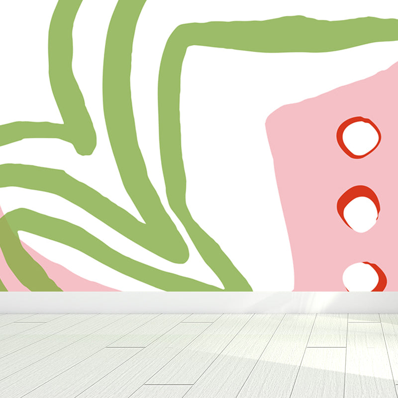 Bright Abstract Mural Wallpaper Contemporary Style Non-Woven Material Wall Covering Clearhalo 'Wall Decor' 'Wall Mural' 1865193