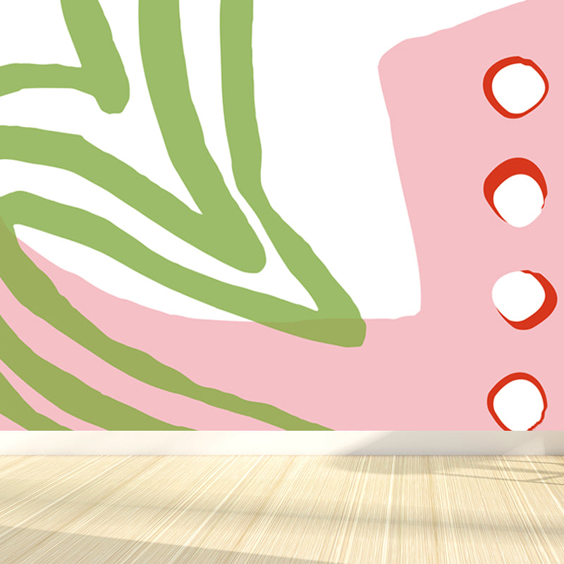 Bright Abstract Mural Wallpaper Contemporary Style Non-Woven Material Wall Covering Clearhalo 'Wall Decor' 'Wall Mural' 1865194