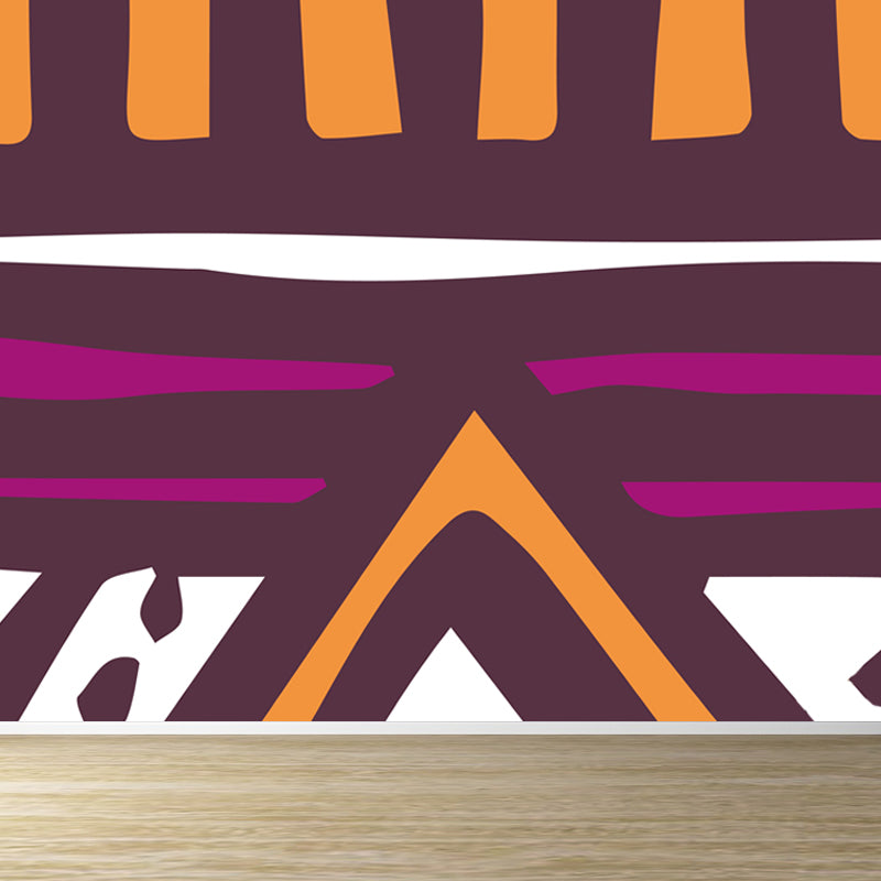 Extra Large Abstract Mural Light Color Non-Woven Wall Art for Indoor Decor, Customised Clearhalo 'Wall Decor' 'Wall Mural' 1865209