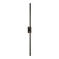 Minimalism Elongated Wall Lamp Fixture Metal Drawing Room LED Wall Sconce Light in Black Clearhalo 'Cast Iron' 'Glass' 'Industrial' 'Modern wall lights' 'Modern' 'Tiffany' 'Traditional wall lights' 'Wall Lamps & Sconces' 'Wall Lights' Lighting' 1865406