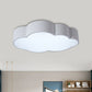 White/Red/Yellow Cloud Flush Ceiling Light Kids Acrylic Flush Mount Recessed Lighting for Kindergarten White Clearhalo 'Ceiling Lights' 'Close To Ceiling Lights' 'Close to ceiling' 'Flush mount' Lighting' 1865803