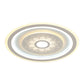 Circular Ceiling Light Fixture Contemporary Acrylic LED White Flushmount Lighting with Flower Pattern Clearhalo 'Ceiling Lights' 'Close To Ceiling Lights' 'Close to ceiling' 'Flush mount' Lighting' 1865809