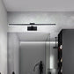 Black Slender Vanity Lighting Ideas Modern Style LED Metallic Wall Mount Light in Warm/White Light Clearhalo 'Cast Iron' 'Glass' 'Industrial' 'Modern wall lights' 'Modern' 'Tiffany' 'Traditional wall lights' 'Vanity Lights' 'Wall Lights' Lighting' 1865921