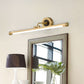 Black/Brass Tubular Wall Sconce Lighting Contemporary LED Metal Vanity Light Fixture with Adjustable Arm Clearhalo 'Cast Iron' 'Glass' 'Industrial' 'Modern wall lights' 'Modern' 'Tiffany' 'Traditional wall lights' 'Vanity Lights' 'Wall Lights' Lighting' 1866095