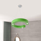A/B/C-Shape Acrylic Ceiling Hang Fixture Macaroon Red/Yellow/Green LED Chandelier Light for Baby Room Clearhalo 'Ceiling Lights' 'Chandeliers' Lighting' options 1866117