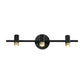 Black Short Tube Wall Vanity Light Contemporary 3-Bulb Metal Adjustable Wall Sconce Lighting Clearhalo 'Cast Iron' 'Glass' 'Industrial' 'Modern wall lights' 'Modern' 'Tiffany' 'Traditional wall lights' 'Vanity Lights' 'Wall Lights' Lighting' 1867372
