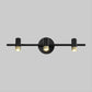 Black Short Tube Wall Vanity Light Contemporary 3-Bulb Metal Adjustable Wall Sconce Lighting Clearhalo 'Cast Iron' 'Glass' 'Industrial' 'Modern wall lights' 'Modern' 'Tiffany' 'Traditional wall lights' 'Vanity Lights' 'Wall Lights' Lighting' 1867373