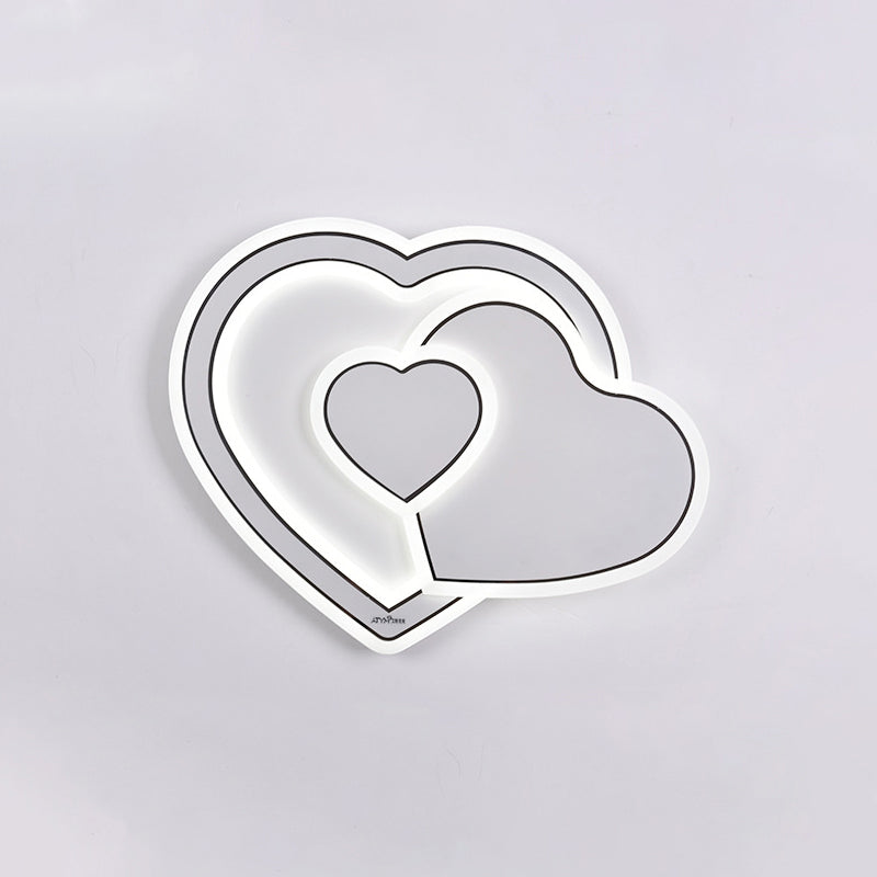 Metal Round/Oval/Rectangle Flush Light Minimalist LED Black and White Ceiling Mounted Fixture for Guest Room Clearhalo 'Ceiling Lights' 'Close To Ceiling Lights' 'Close to ceiling' 'Flush mount' Lighting' 1867537