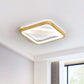 Rhombus Sleeping Room Ceiling Fixture Wood 13"/17"/21" Width LED Minimalism Flush Mount Light in Beige Clearhalo 'Ceiling Lights' 'Close To Ceiling Lights' 'Close to ceiling' 'Flush mount' Lighting' 1867676