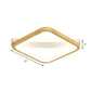 Rhombus Sleeping Room Ceiling Fixture Wood 13"/17"/21" Width LED Minimalism Flush Mount Light in Beige Clearhalo 'Ceiling Lights' 'Close To Ceiling Lights' 'Close to ceiling' 'Flush mount' Lighting' 1867680