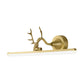 Strip Vanity Sconce Light Modernism Metal Black/Gold LED Wall Lamp Fixture with Antler Arm Clearhalo 'Cast Iron' 'Glass' 'Industrial' 'Modern wall lights' 'Modern' 'Tiffany' 'Traditional wall lights' 'Vanity Lights' 'Wall Lights' Lighting' 1867891