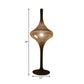 Asia 1 Head Stand Up Lamp Coffee Woven Urn-Like Floor Lighting with Bamboo Shade for Great Room Clearhalo 'Floor Lamps' 'Lamps' Lighting' 1867956