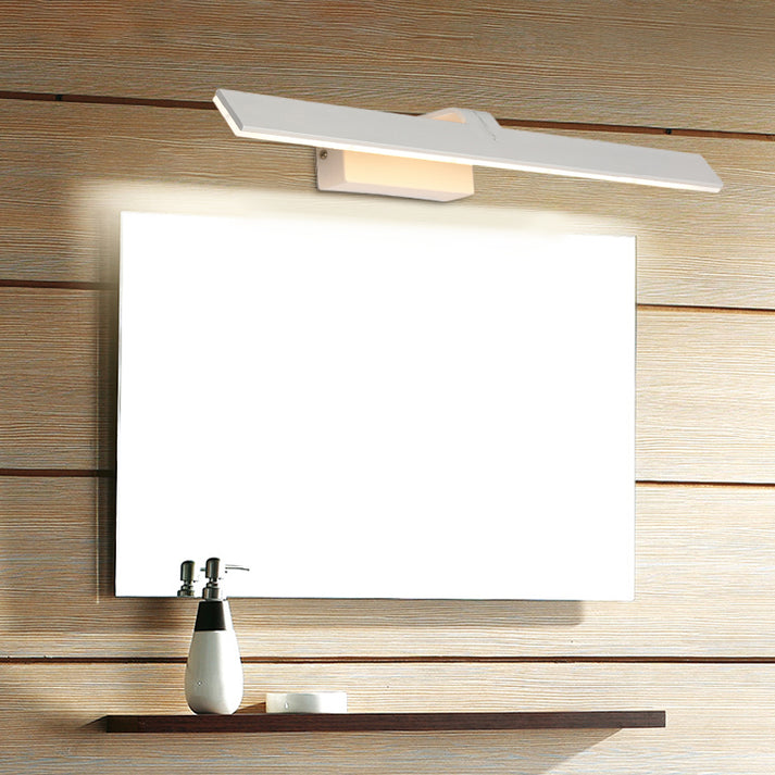 Rectangle Toilet Wall Light Sconce Metal LED Simple Vanity Lighting ...