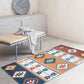 Unique Tribal Striped Pattern Rug Multicoloured Southwestern Rug Cotton Washable Non-Slip Pet Friendly Carpet for Living Room Clearhalo 'Area Rug' 'Rugs' 'Southwestern' Rug' 1868492