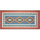 Unique Tribal Striped Pattern Rug Multicoloured Southwestern Rug Cotton Washable Non-Slip Pet Friendly Carpet for Living Room Clearhalo 'Area Rug' 'Rugs' 'Southwestern' Rug' 1868497