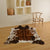 Brown Cow Skin Pattern Rug Polyester Contemporary Rug Washable Non-Slip Pet Friendly Carpet for Living Room Brown 4'7" x 6'7" Clearhalo 'Area Rug' 'Casual' 'Rugs' Rug' 1868539