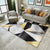 Nordic Geometric Pattern Rug Multicolor Polyester Carpet Anti-Slip Pet Friendly Washable Rug for Drawing Room Yellow Clearhalo 'Area Rug' 'Modern' 'Rugs' Rug' 1868664