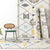 Southwestern Living Room Carpet White Tribal Geometry Pattern Rug Polyester Washable Non-Slip Pet Friendly Rug Yellow Clearhalo 'Area Rug' 'Rugs' 'Southwestern' Rug' 1868695