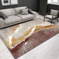 Multi Color Abstract Rug Synthetics Shabby Chic Area Rug Washable Anti-Slip Backing Rug for Decoration Orange Clearhalo 'Area Rug' 'Rugs' 'Shabby Chic' Rug' 1868924