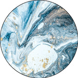 Simple Abstract Rug Green and Blue Modernist Carpet Polyester Anti-Slip Pet Friendly Washable Rug for Living Room Clearhalo 'Area Rug' 'Rug' 1869149