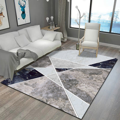 Multi-Color Modern Rug Polyester Geometry Pattern Carpet Pet Friendly Washable Non-Slip Rug for Decoration Taupe Clearhalo 'Area Rug' 'Modern' 'Rugs' Rug' 1869182
