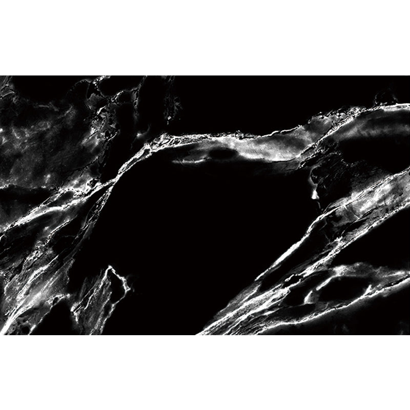 Casual Abstract Rug Black and White Modernist Area Rug Polyester Anti-Slip Pet Friendly Washable Rug for Living Room Clearhalo 'Area Rug' 'Rug' 1869563