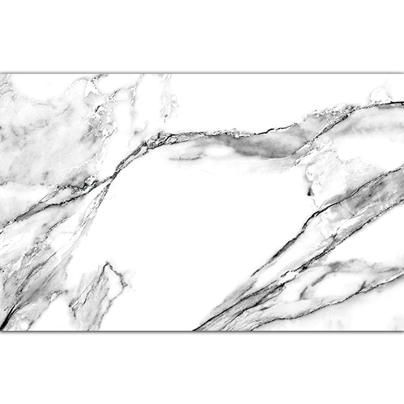 Casual Abstract Rug Black and White Modernist Area Rug Polyester Anti-Slip Pet Friendly Washable Rug for Living Room Clearhalo 'Area Rug' 'Rug' 1869568