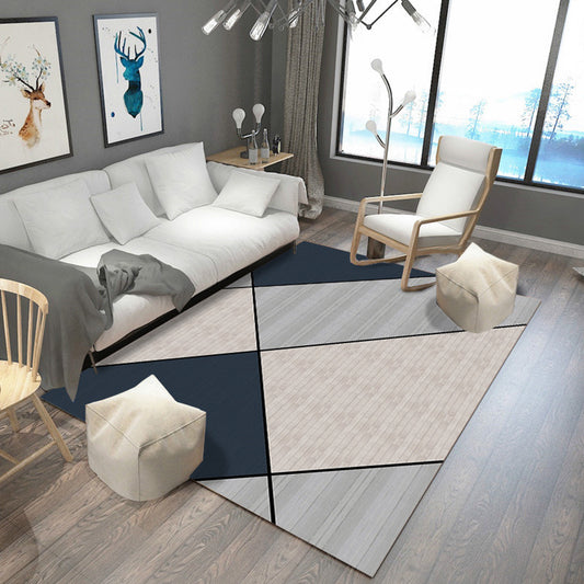 Contemporary Home Area Rug Multicolor Geometric Pattern Rug Synthetics Washable Non-Slip Pet Friendly Rug Camel Clearhalo 'Area Rug' 'Modern' 'Rugs' Rug' 1869576