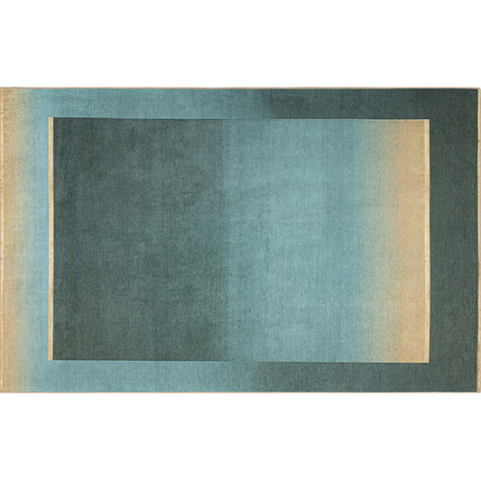 Green Drawing Room Rug Modern Ombre Pattern Rug Chenille Anti-Slip Backing Pet Friendly Carpet Clearhalo 'Area Rug' 'Rug' 1869667