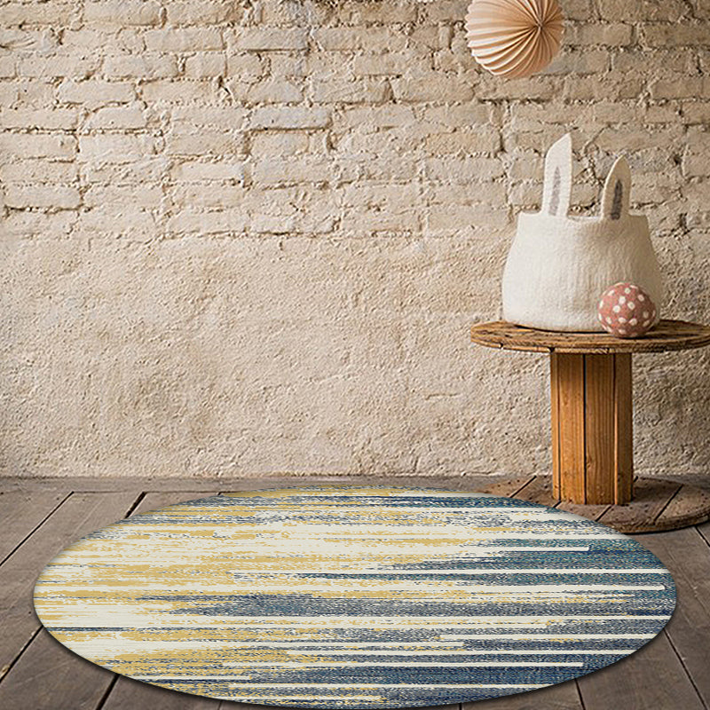 Multicolor Industrial Indoor Rug Polyester Abstract Rug Pet Friendly Washable Non-Slip Area Rug for Living Room Yellow Clearhalo 'Area Rug' 'Rug' 1869950