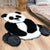 Modernism Panda Pattern Rug Black and White Polyester Rug Non-Slip Pet Friendly Washable Carpet for Living Room Black 2'11" x 3'11" Clearhalo 'Area Rug' 'Casual' 'Rugs' Rug' 1870340