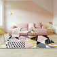 Multi Color Geometric Area Rug with Marble Surface Polypropylene Modern Rug Anti-Slip Backing Rug for Decoration Pink Clearhalo 'Area Rug' 'Modern' 'Rugs' Rug' 1870353