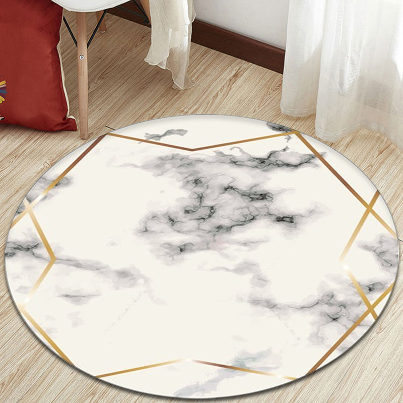 Contemporary Bedroom Rug Multicolor Abstract Carpet Synthetics Washable Non-Slip Pet Friendly Indoor Rug Apricot Clearhalo 'Area Rug' 'Rug' 1870486