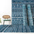 Multi-Colored Home Rug Bohemian Tribal Geometrical Pattern Rug Synthetics Machine Washable Non-Slip Backing Area Rug Blue Clearhalo 'Area Rug' 'Bohemian' 'Rugs' Rug' 1870818