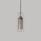 Capsule Shape Hanging Light 1 Light Modern Clear Glass Ceiling Lamp with Mesh Screen for Balcony Clearhalo 'Ceiling Lights' 'Glass shade' 'Glass' 'Modern Pendants' 'Modern' 'Pendant Lights' 'Pendants' Lighting' 1871105
