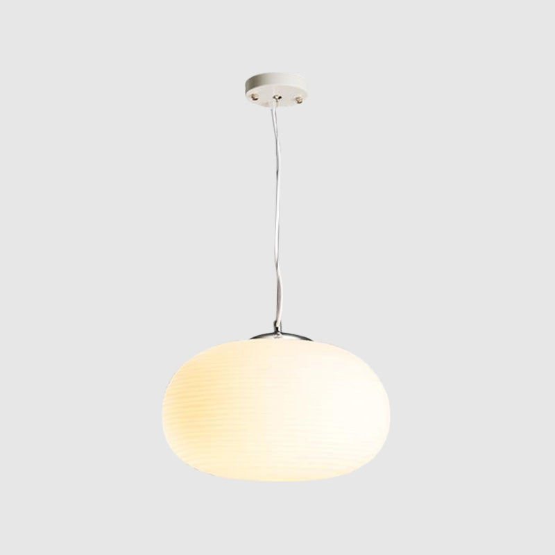Nordic Stylish Pendant Light 1 Light Opal Glass Suspension Light in White for Office Kitchen Island Clearhalo 'Ceiling Lights' 'Glass shade' 'Glass' 'Island Lights' 'Modern Pendants' 'Modern' 'Pendant Lights' 'Pendants' Lighting' 1871494