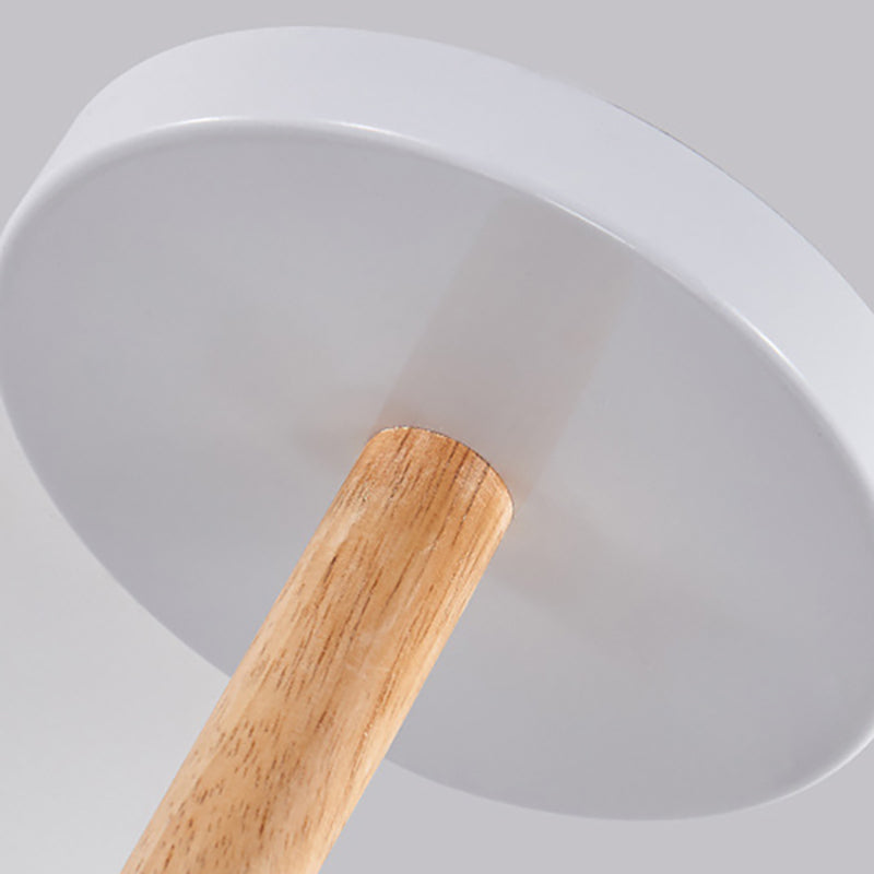 Domed Study Room Ceiling Mount Light Metal 3 Lights Macaron Ceiling Lamp Clearhalo 'Ceiling Lights' 'Chandeliers' Lighting' options 187186